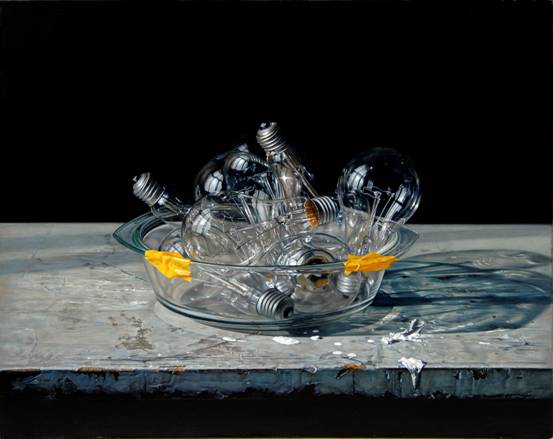 说明:高家明《最后的午餐》 布面油画 50x60cm 2012年